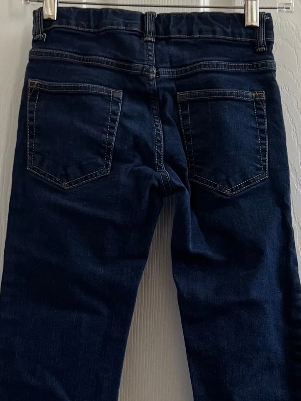 Kids GAP Dark Denim Stretch Jeans Straight Leg Size 12 Slim Girls